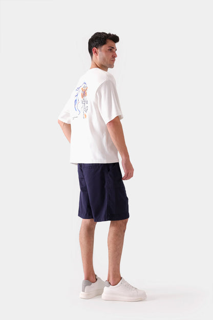 Boxy Interlock Graphic T-Shirt - Cougar Clothing