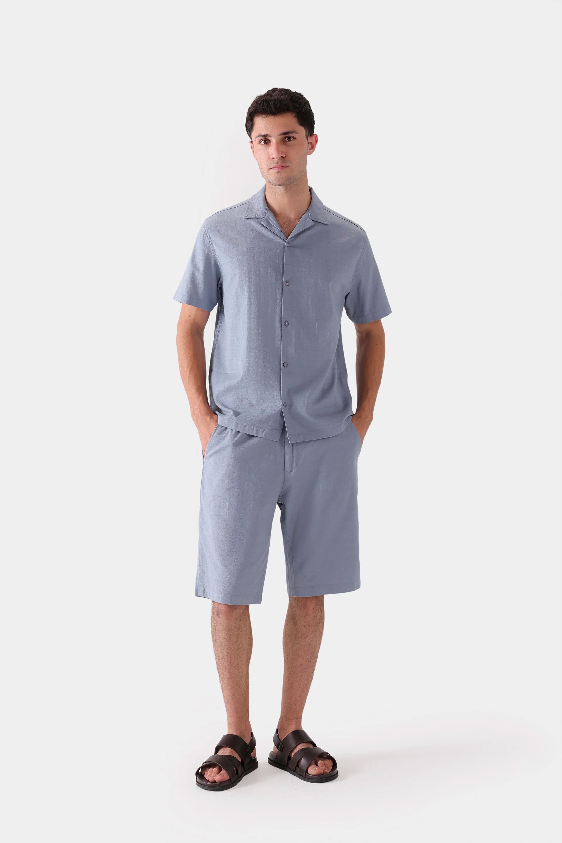 Resort Collar Cotton Shirt - Cougar Clothing