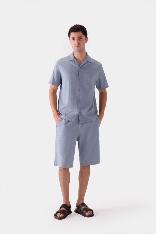 Resort Collar Cotton Shirt - Cougar Clothing