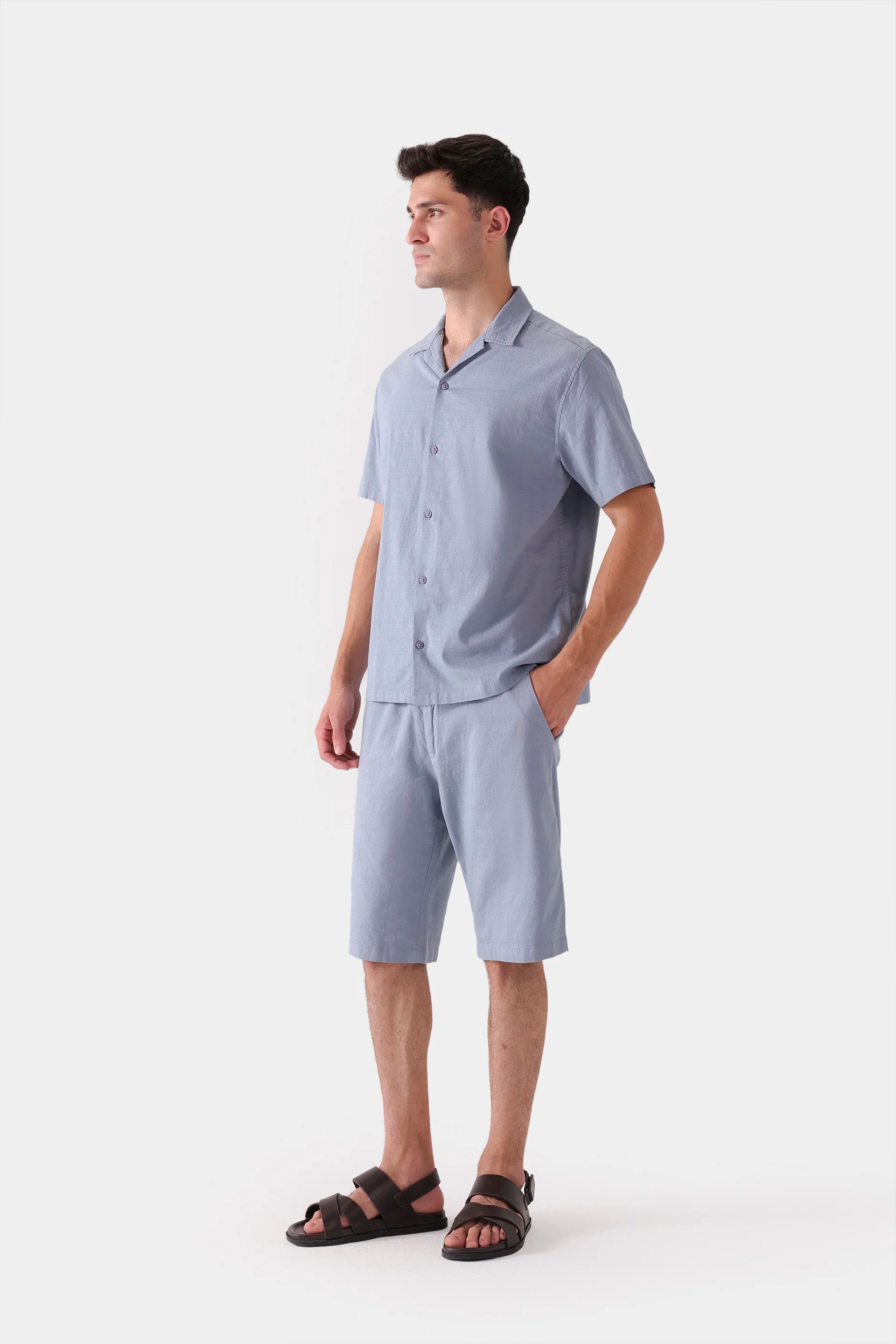 Resort Collar Cotton Shirt - Cougar Clothing