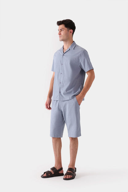 Resort Collar Cotton Shirt - Cougar Clothing