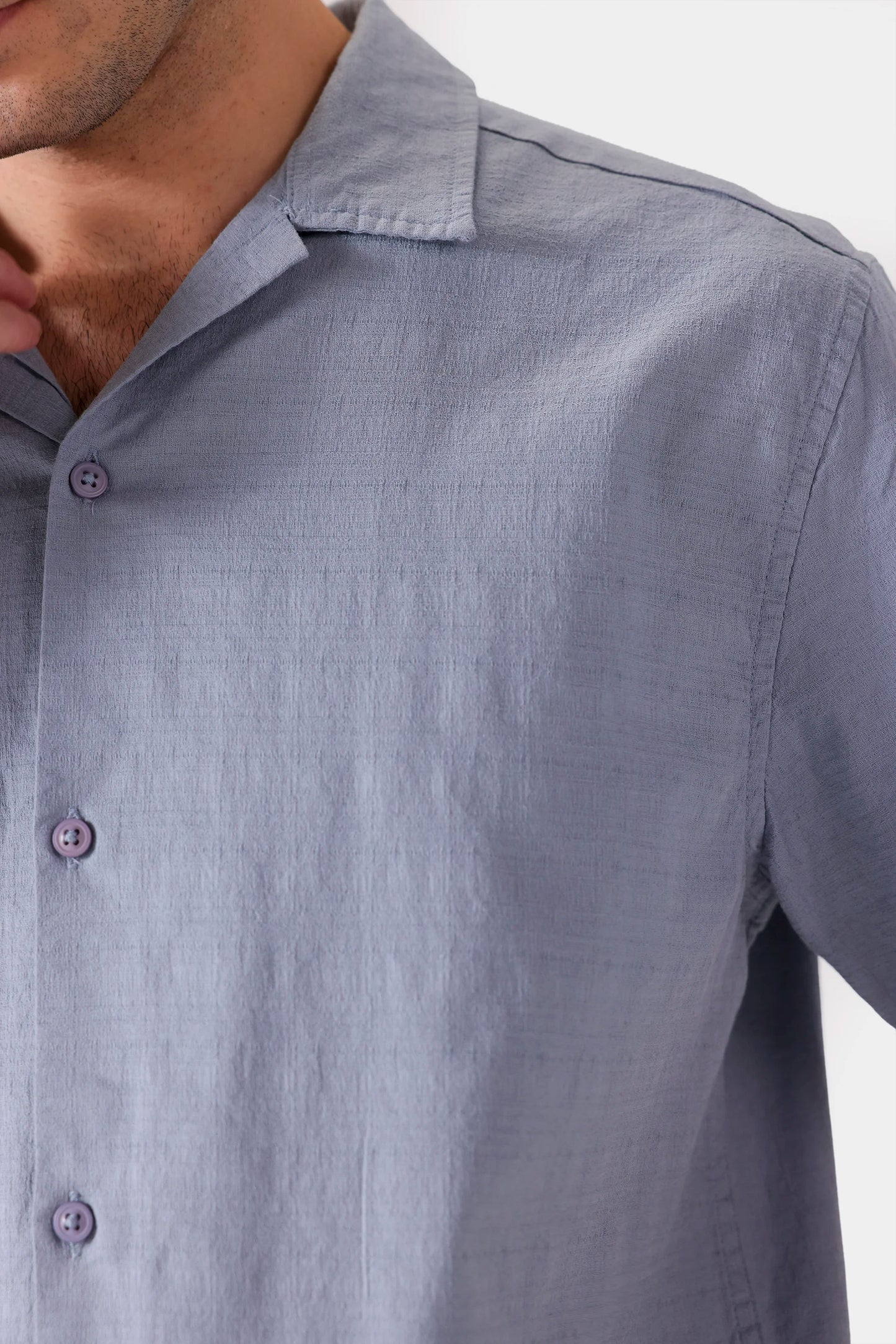 Resort Collar Cotton Shirt - Cougar Clothing