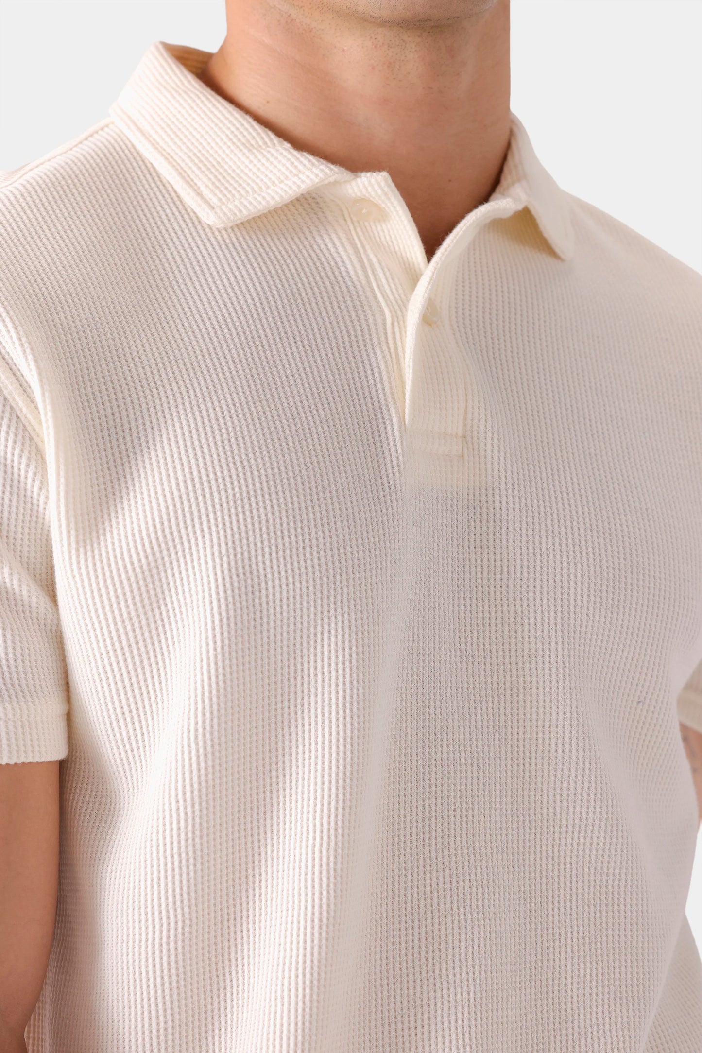 Classic Waffle Polo - Cougar Clothing
