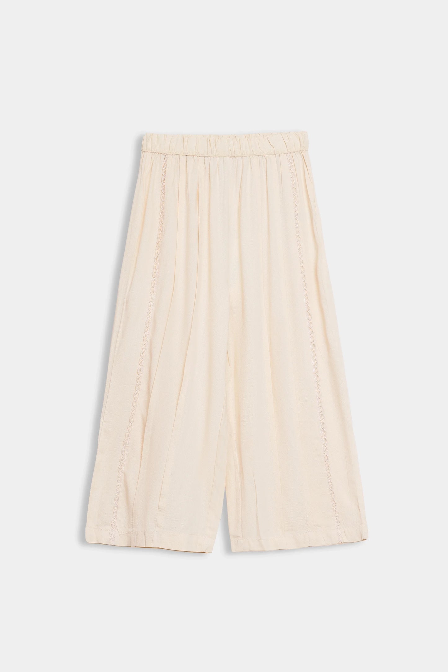 Pleated Trousers With Lace - Cougar Clothing