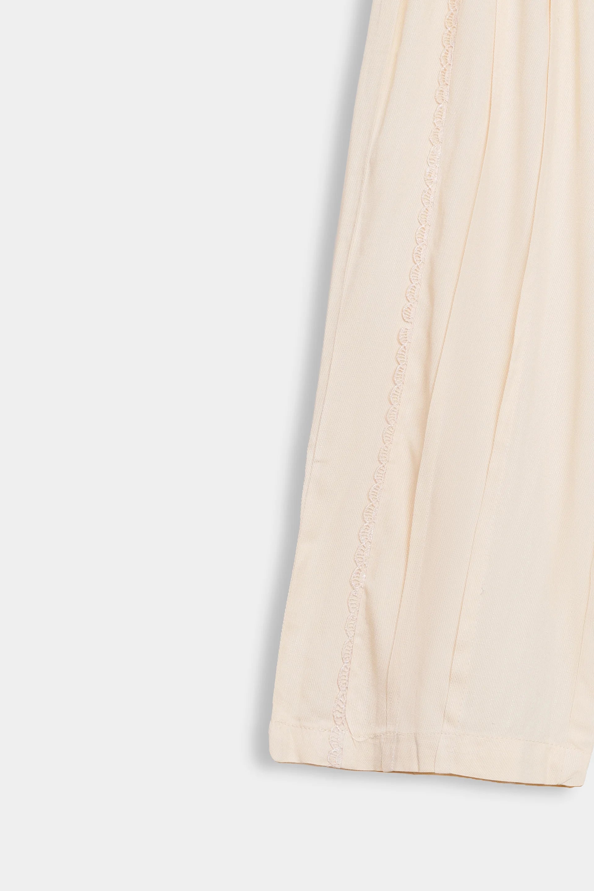 Pleated Trousers With Lace - Cougar Clothing