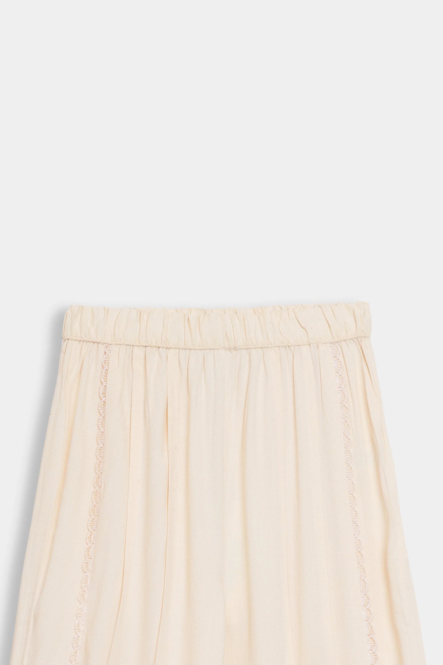 Pleated Trousers With Lace - Cougar Clothing