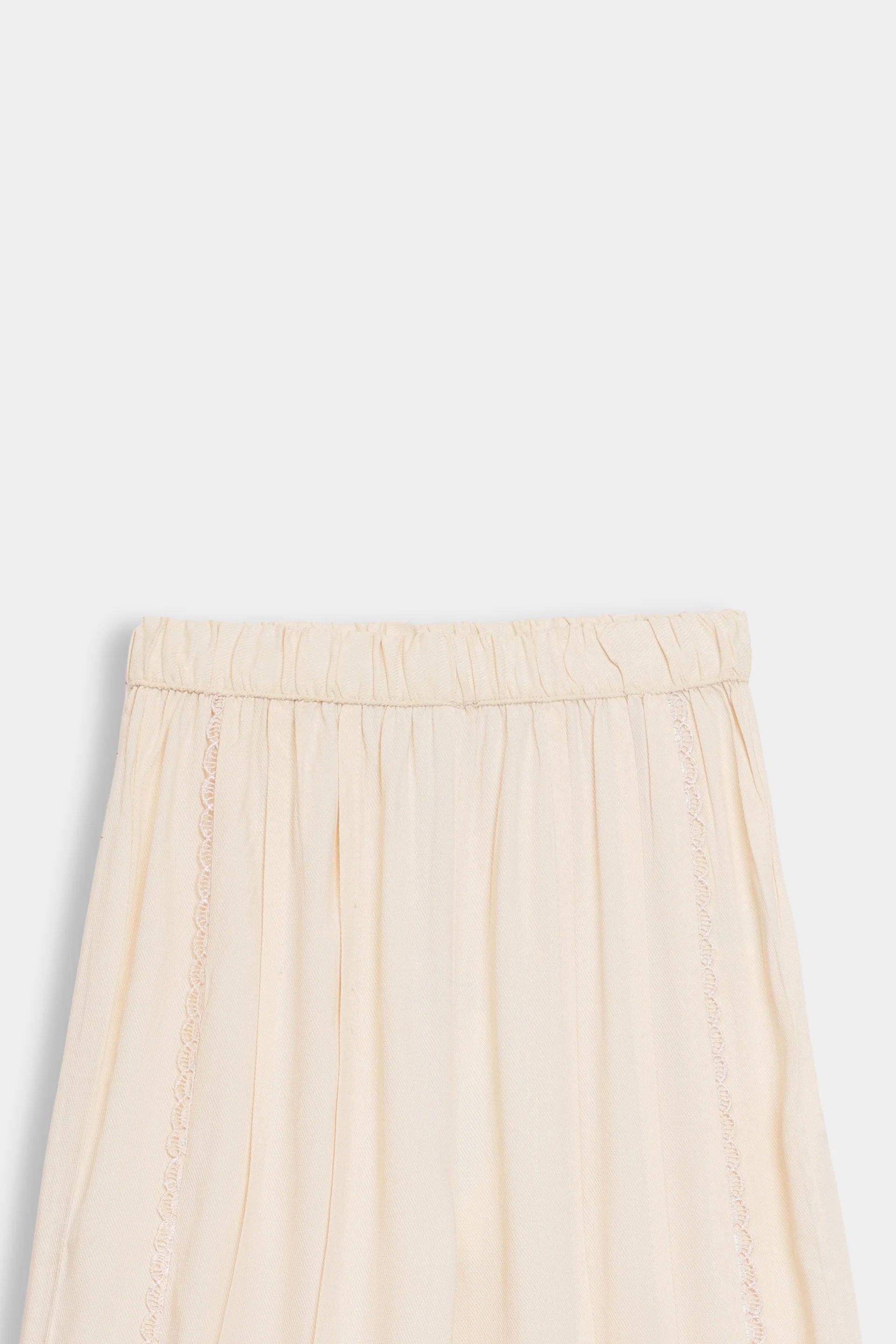 Pleated Trousers With Lace - Cougar Clothing