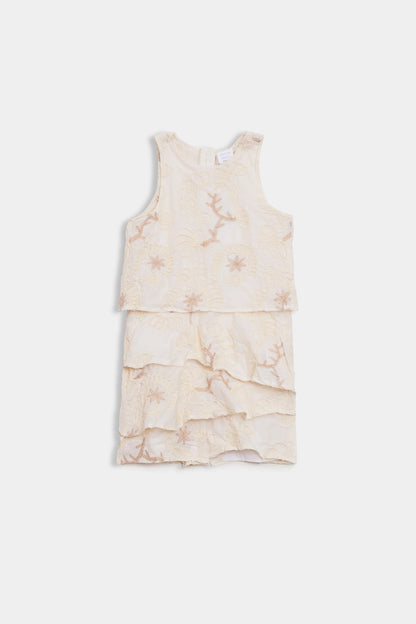 Embroidered Layered Jumpsuit - Cougar Clothing