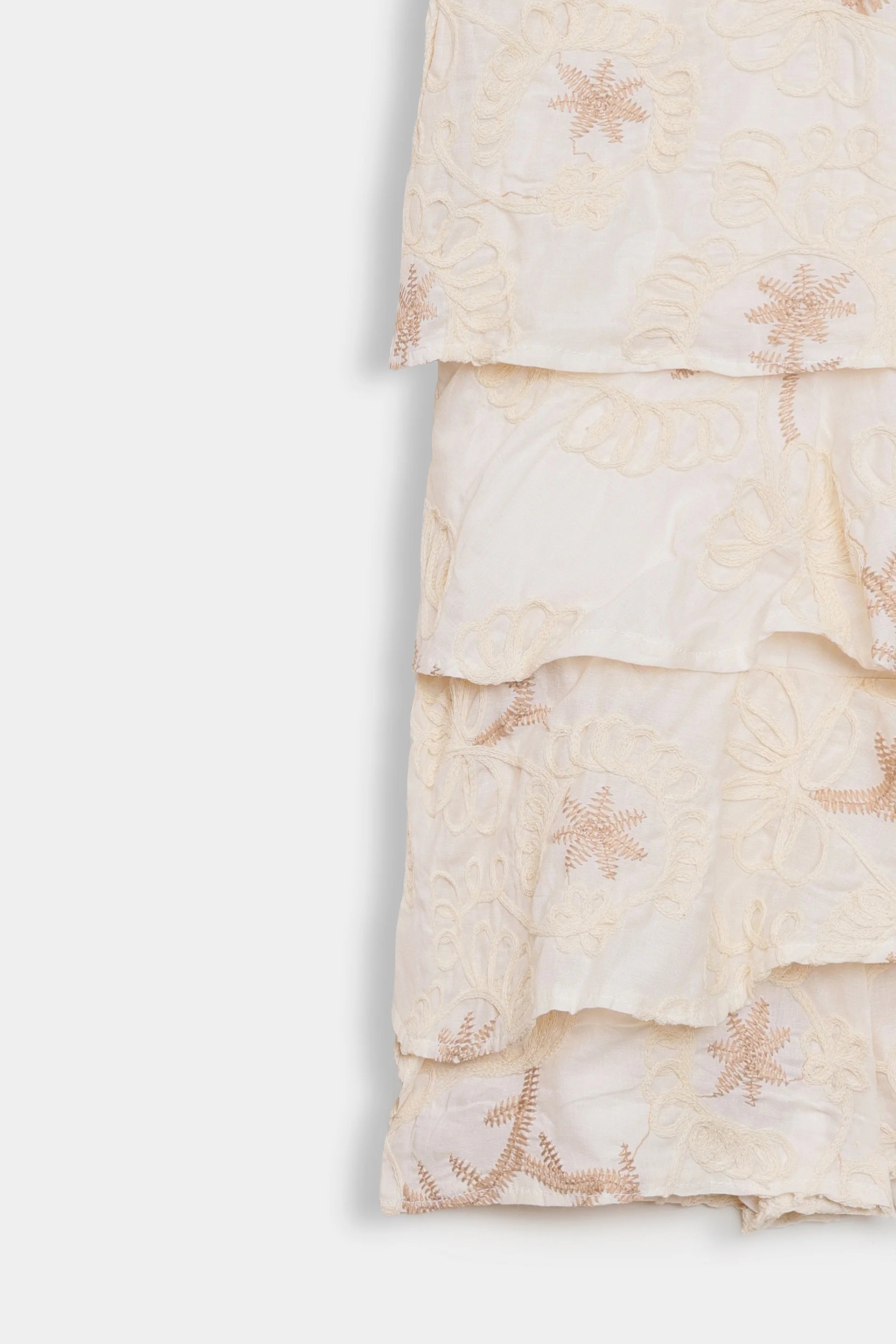 Embroidered Layered Jumpsuit - Cougar Clothing