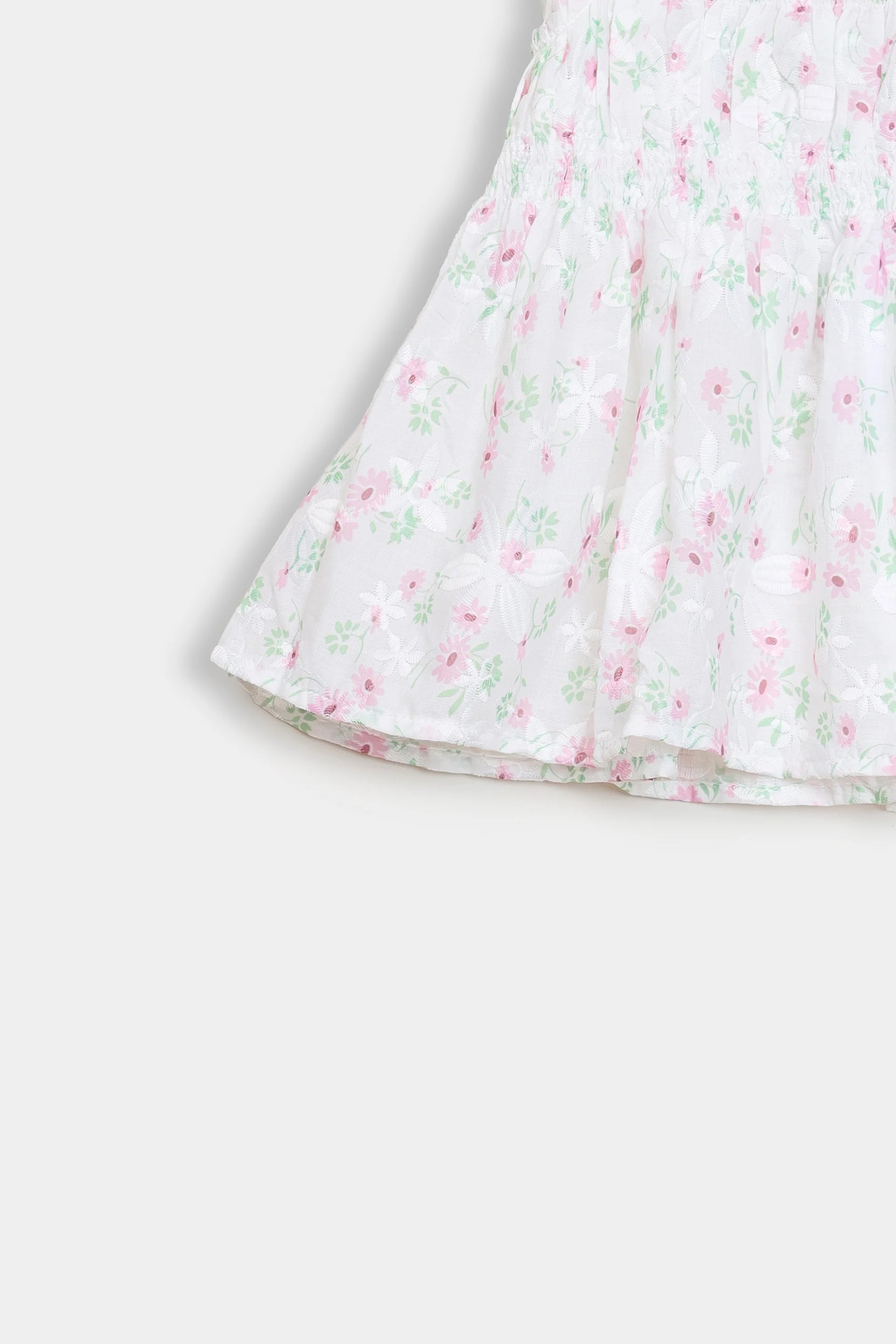 Sleeveless Smocked Dress - Cougar Clothing