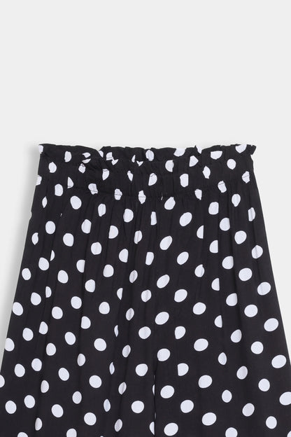 Wide Leg Printed Trousers - Cougar Clothing