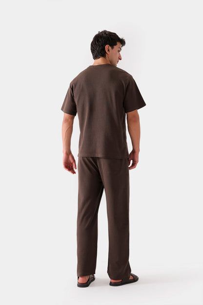 Waffle Knit T-Shirt - Cougar Clothing