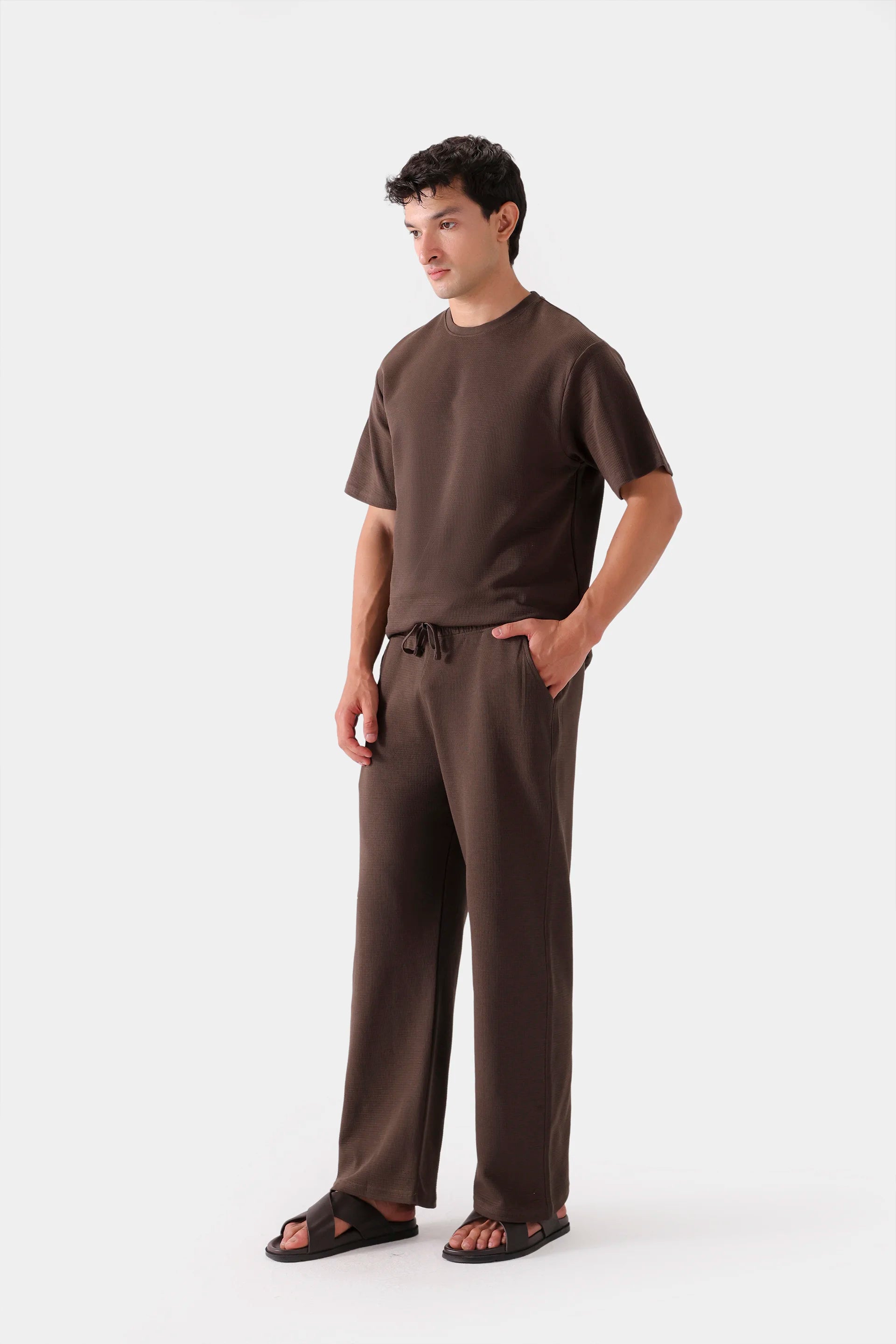 Waffle Knit Trousers - Cougar Clothing