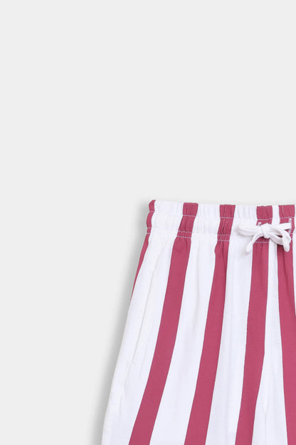 Striped Shorts - Cougar Clothing