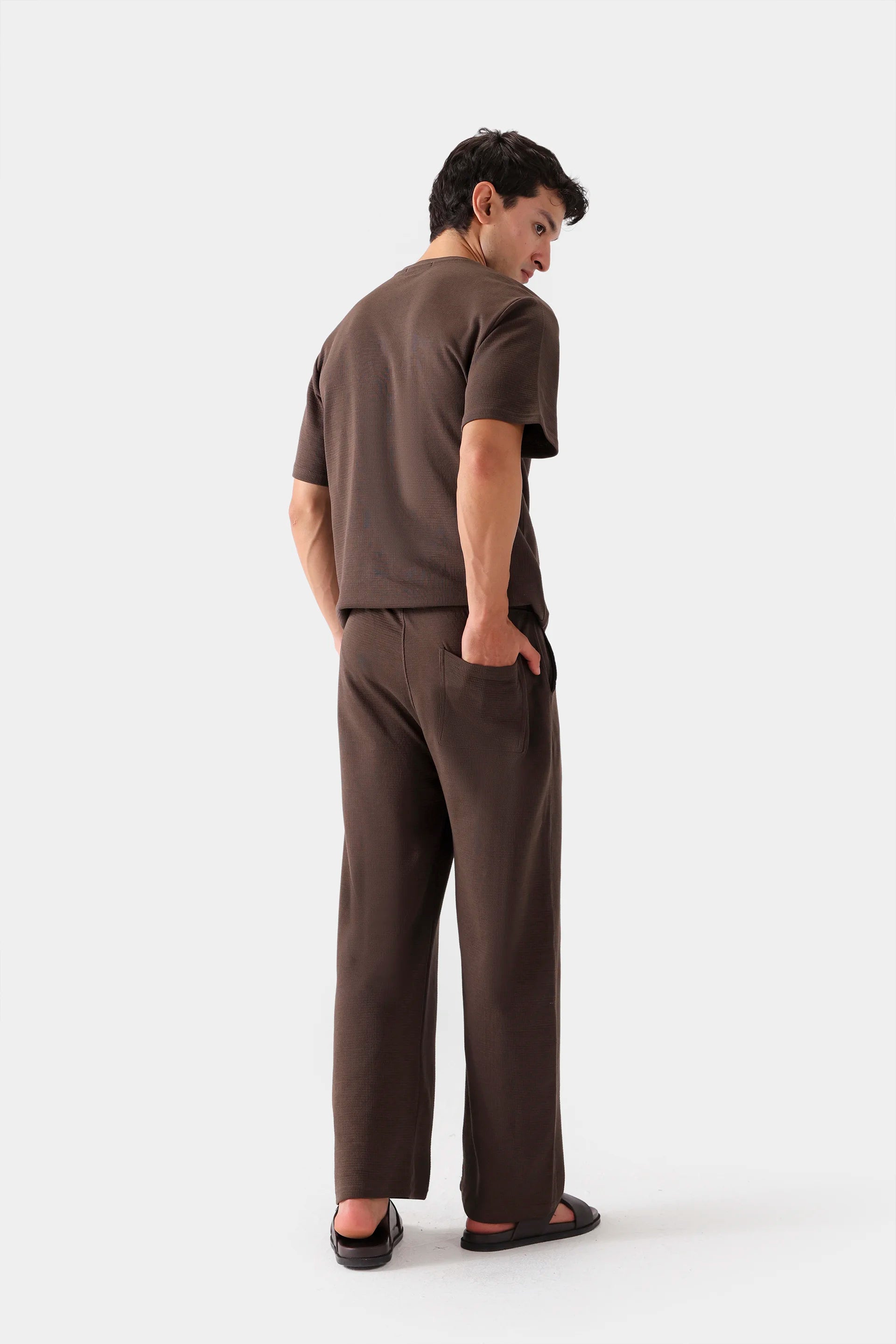 Waffle Knit Trousers - Cougar Clothing