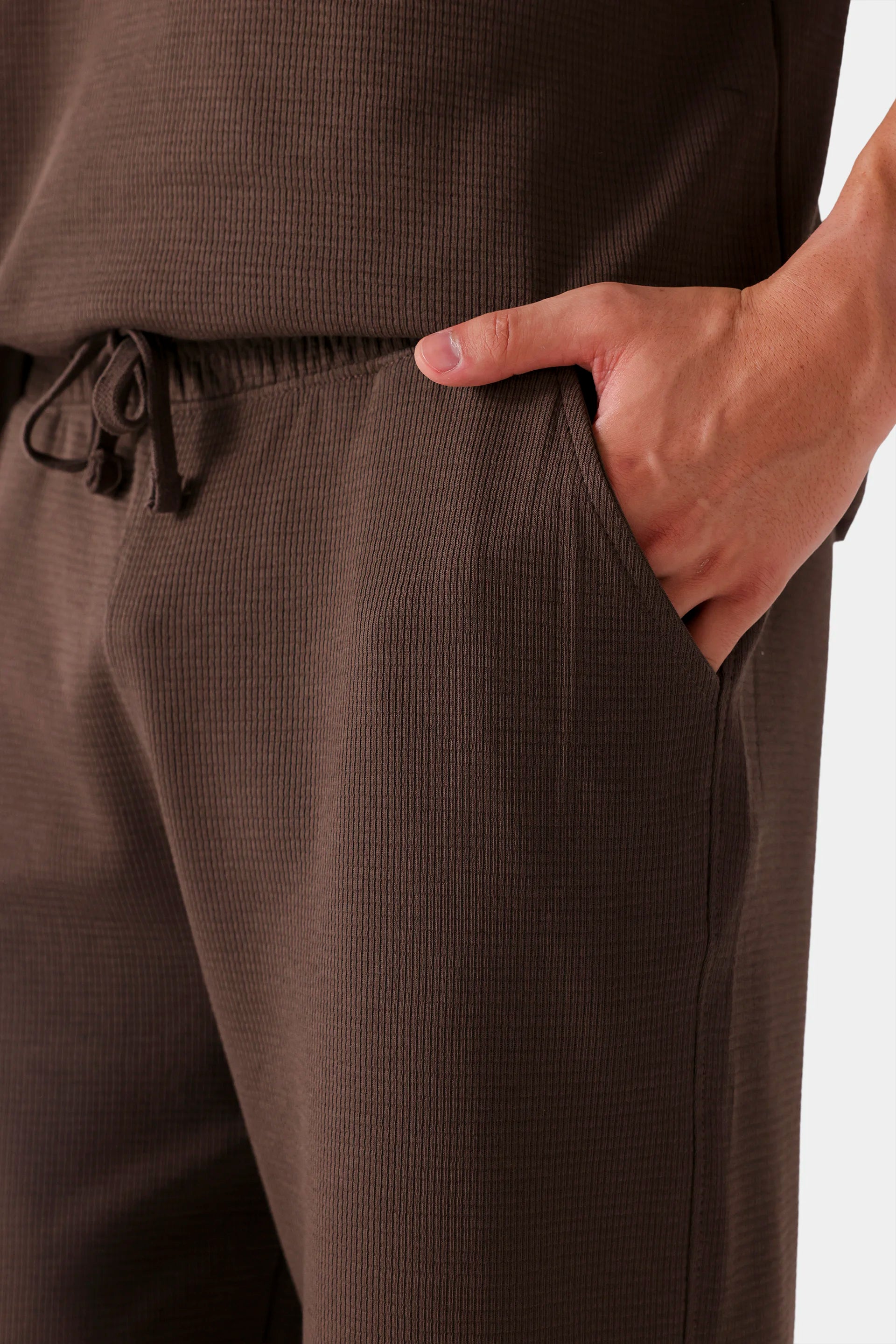 Waffle Knit Trousers - Cougar Clothing