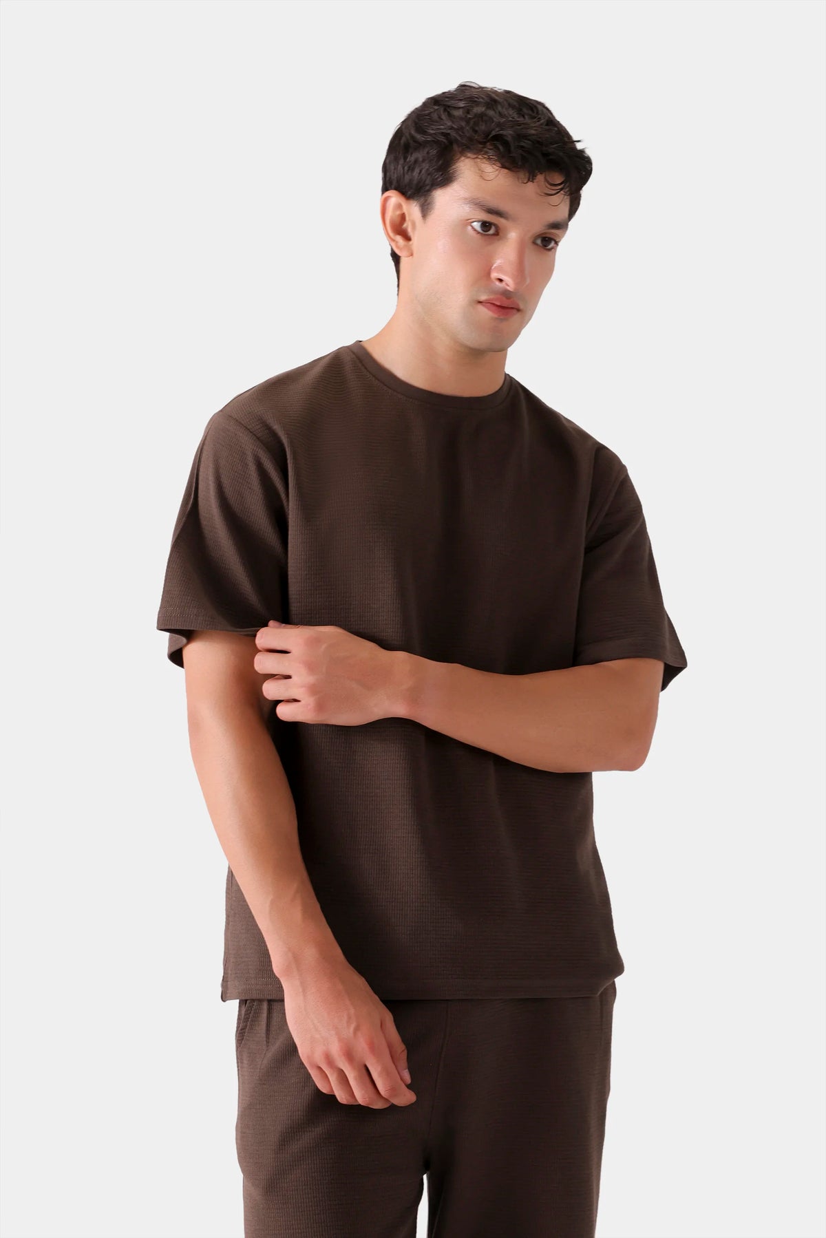 Waffle Knit T-Shirt - Cougar Clothing