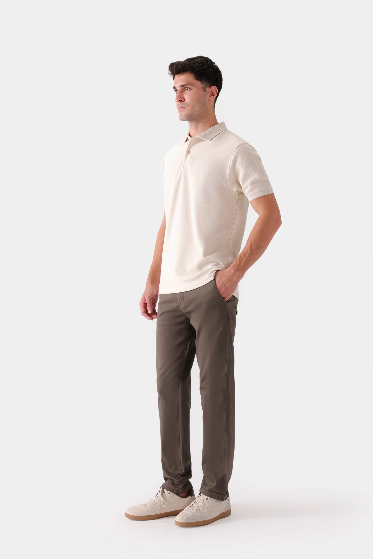 Textured Knit Polo - Cougar Clothing