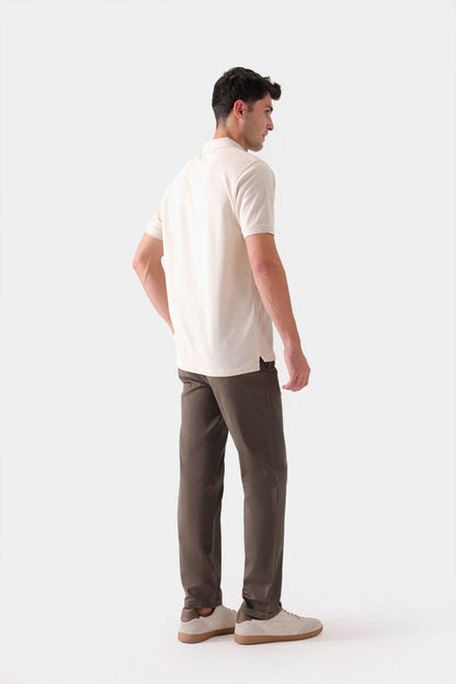 Textured Knit Polo - Cougar Clothing