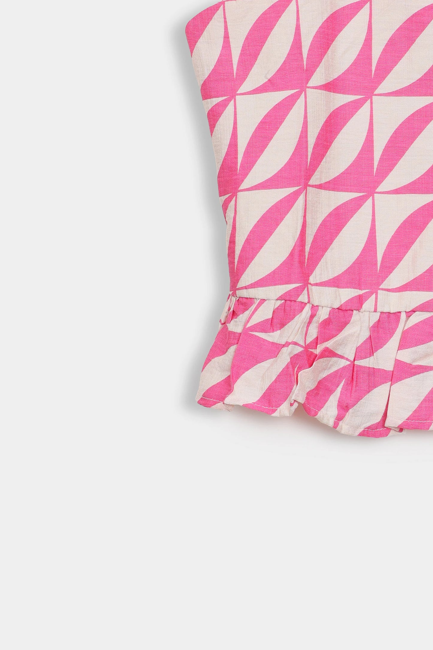 Printed Peplum Top - Cougar Clothing