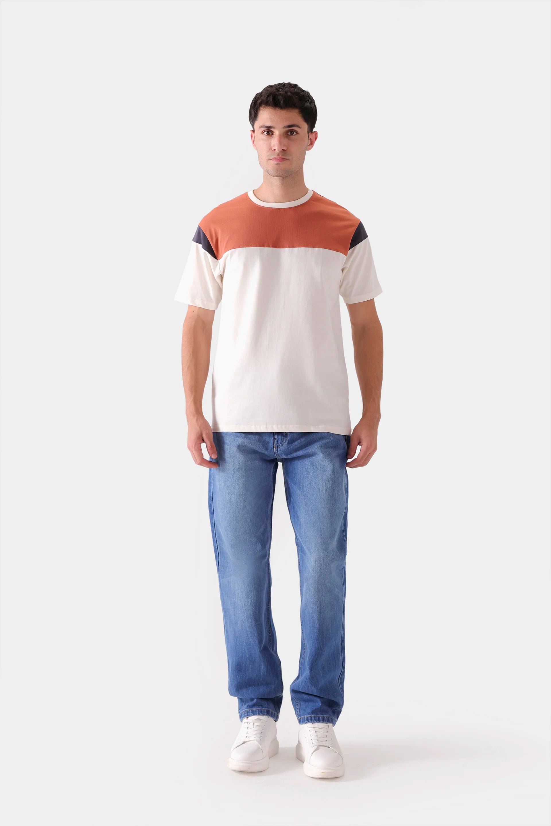 Contrast Panel T-Shirt - Cougar Clothing