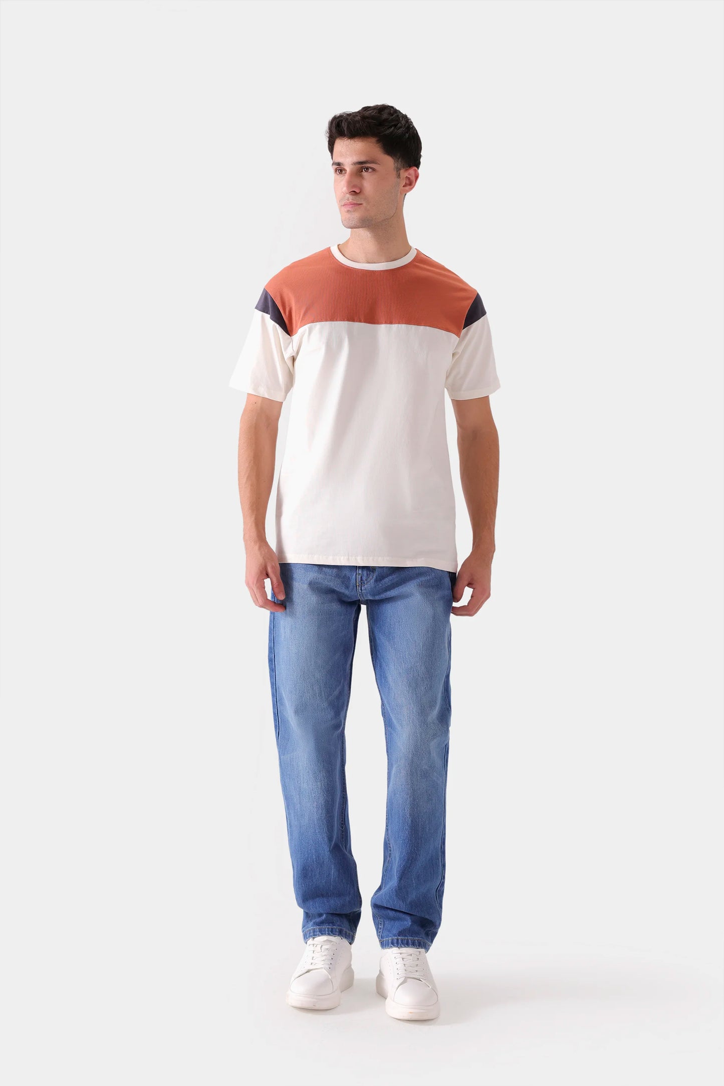 Contrast Panel T-Shirt - Cougar Clothing