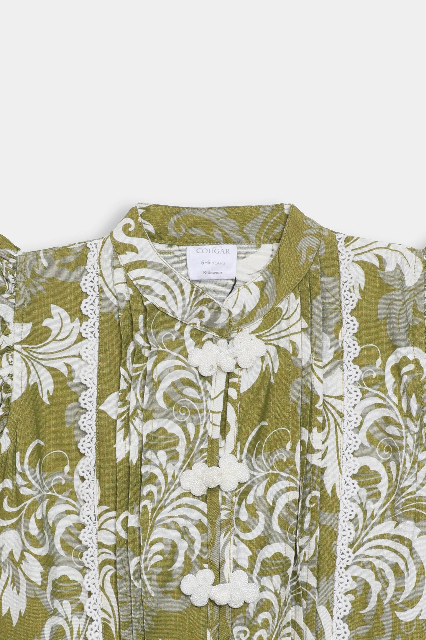 Printed Pleated Top - Cougar Clothing