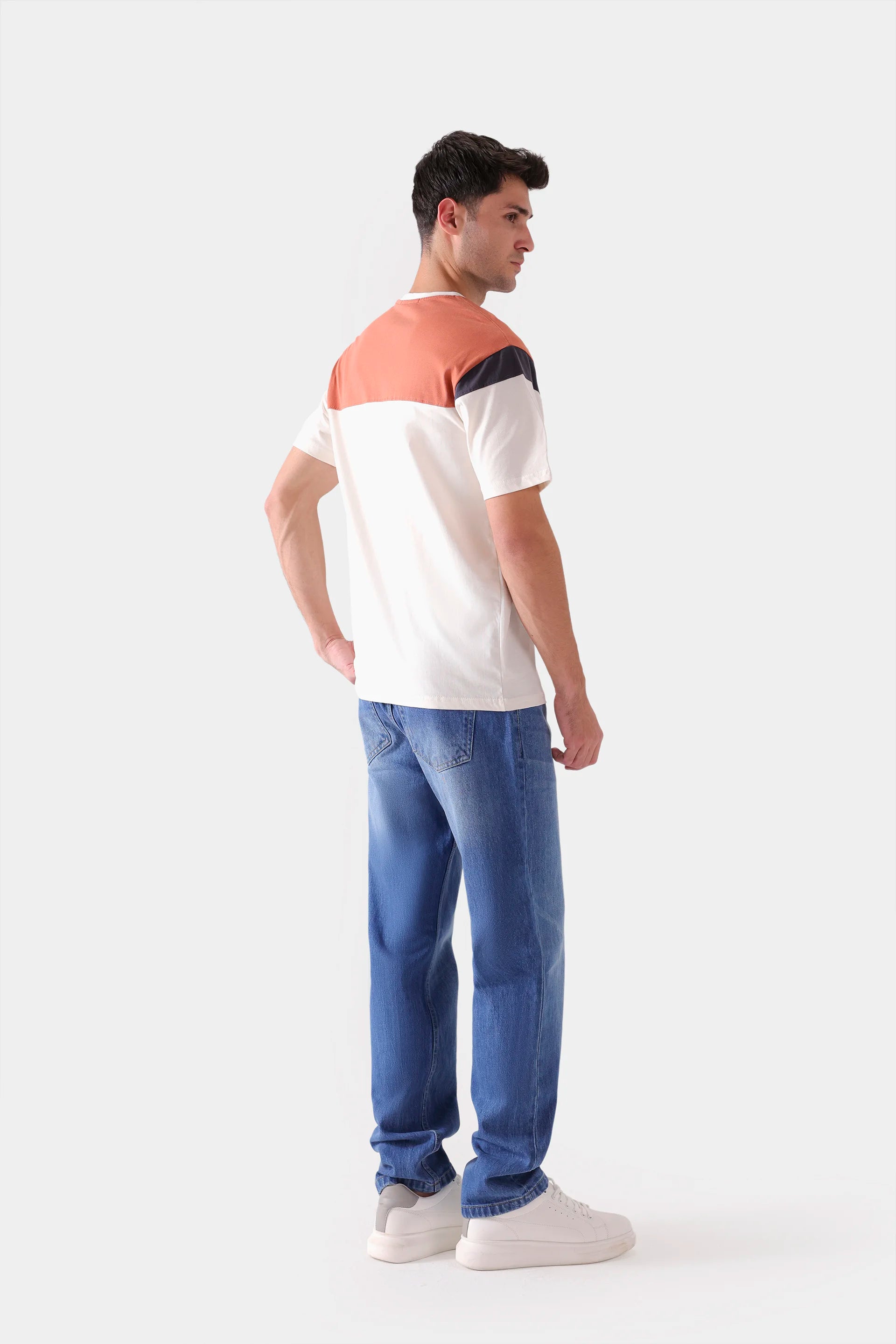 Contrast Panel T-Shirt - Cougar Clothing