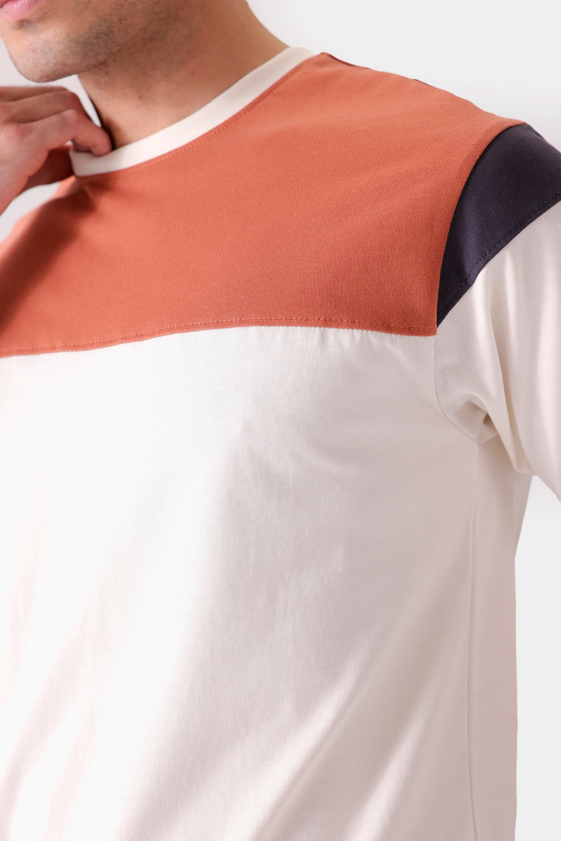Contrast Panel T-Shirt - Cougar Clothing
