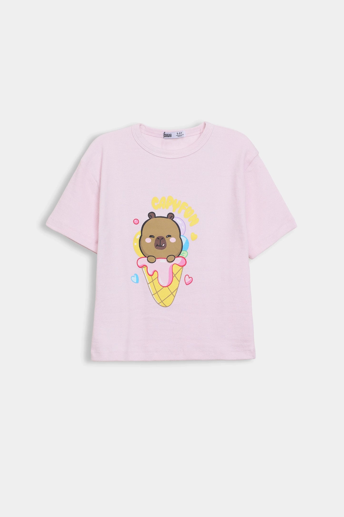 Capyfun Graphic T-Shirt - Cougar Clothing