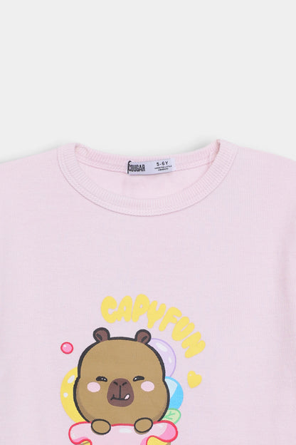 Capyfun Graphic T-Shirt - Cougar Clothing