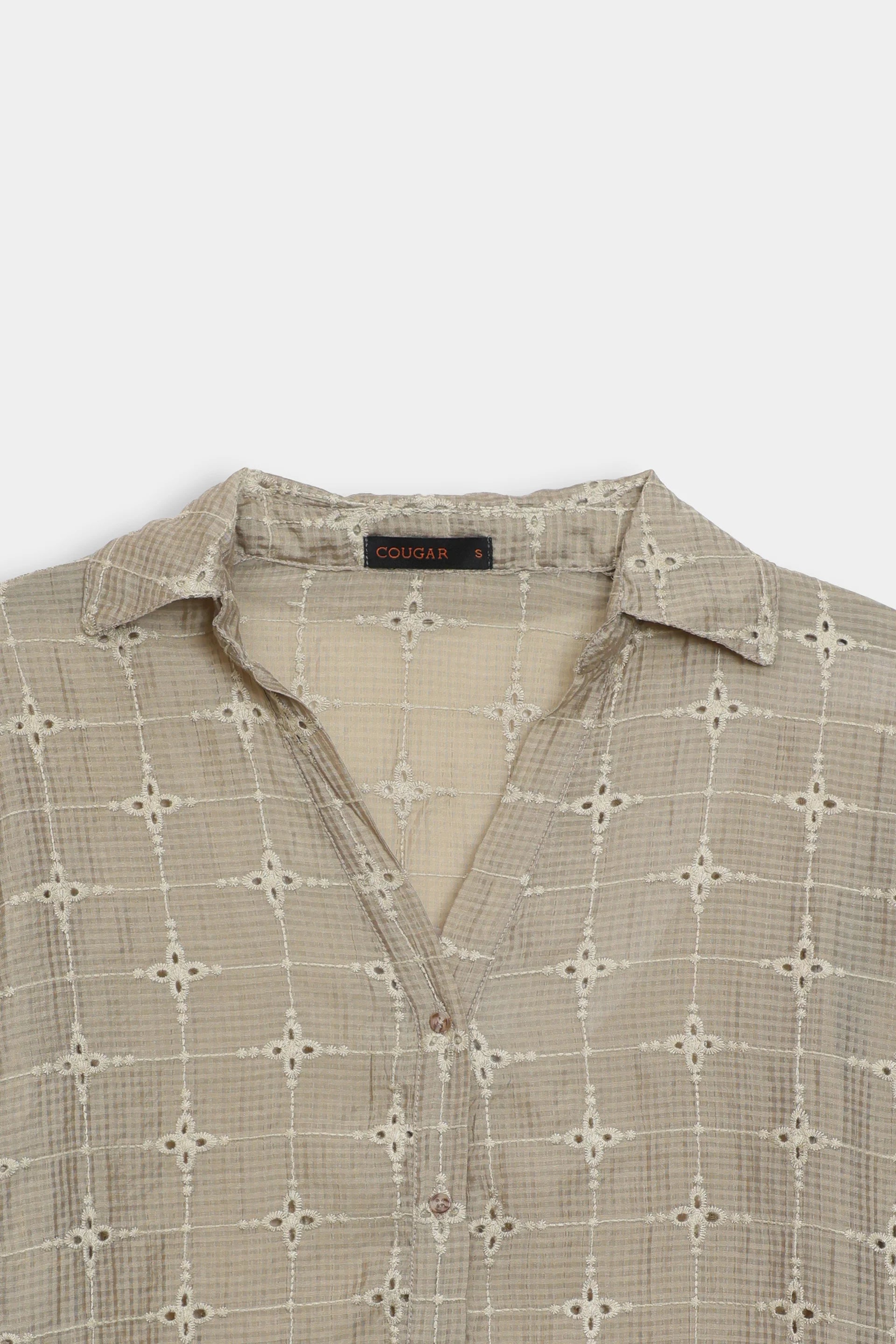Shirt With Balloon Sleeves - Cougar Clothing