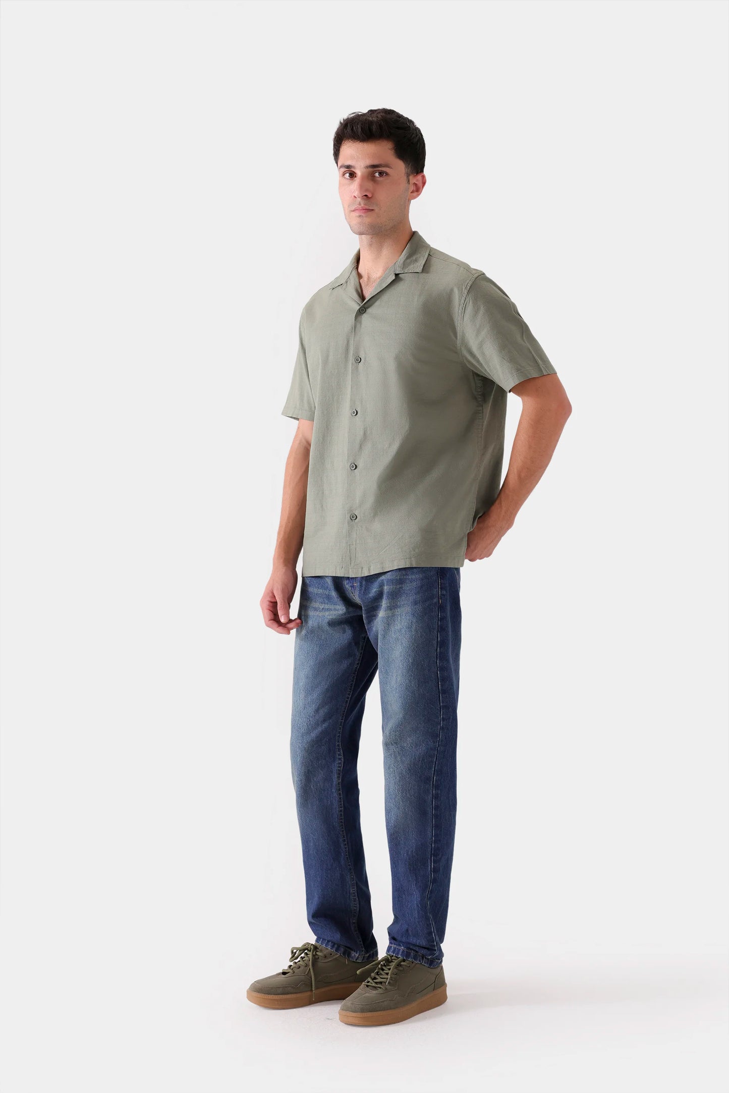 Resort Collar Cotton Shirt - Cougar Clothing