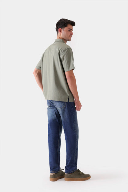 Resort Collar Cotton Shirt - Cougar Clothing