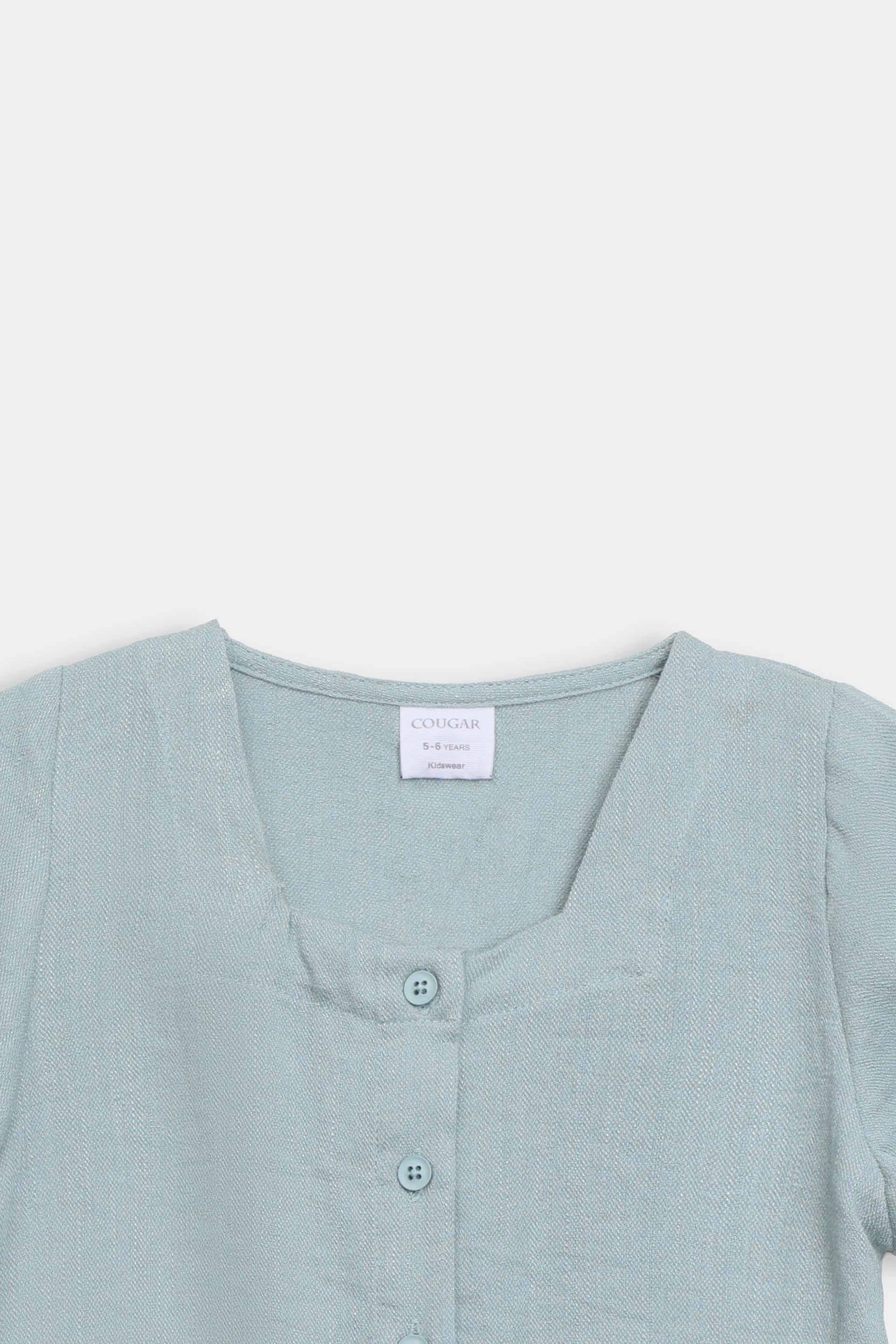 Embroidered Puff Sleeved Top - Cougar Clothing