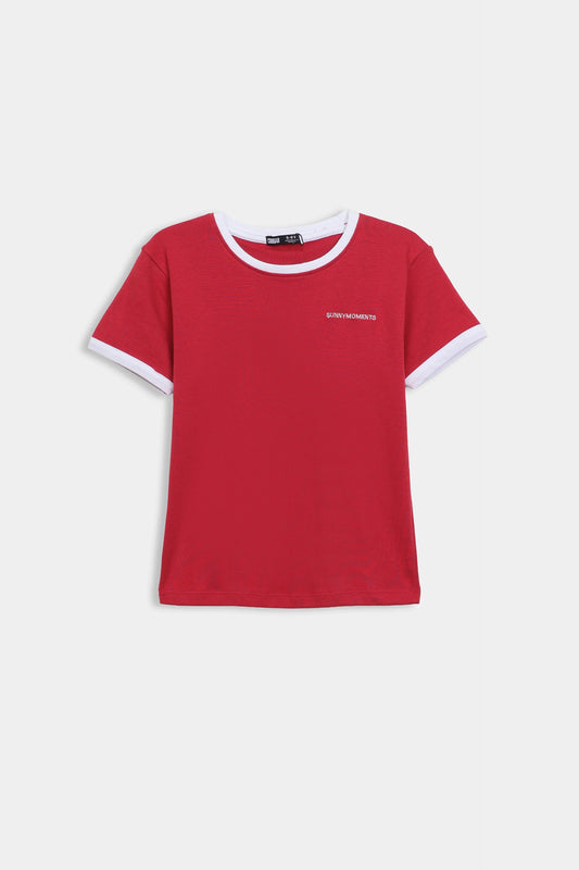 Contrast Trimmed T-Shirt - Cougar Clothing