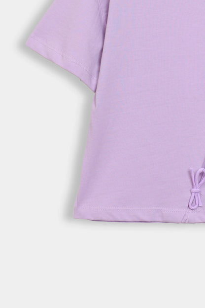 Oversized Bow-Detailed T-Shirt - Cougar Clothing