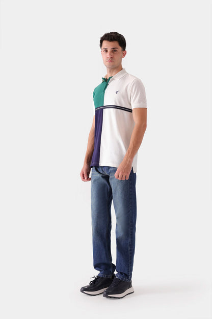 Color Block Polo - Cougar Clothing