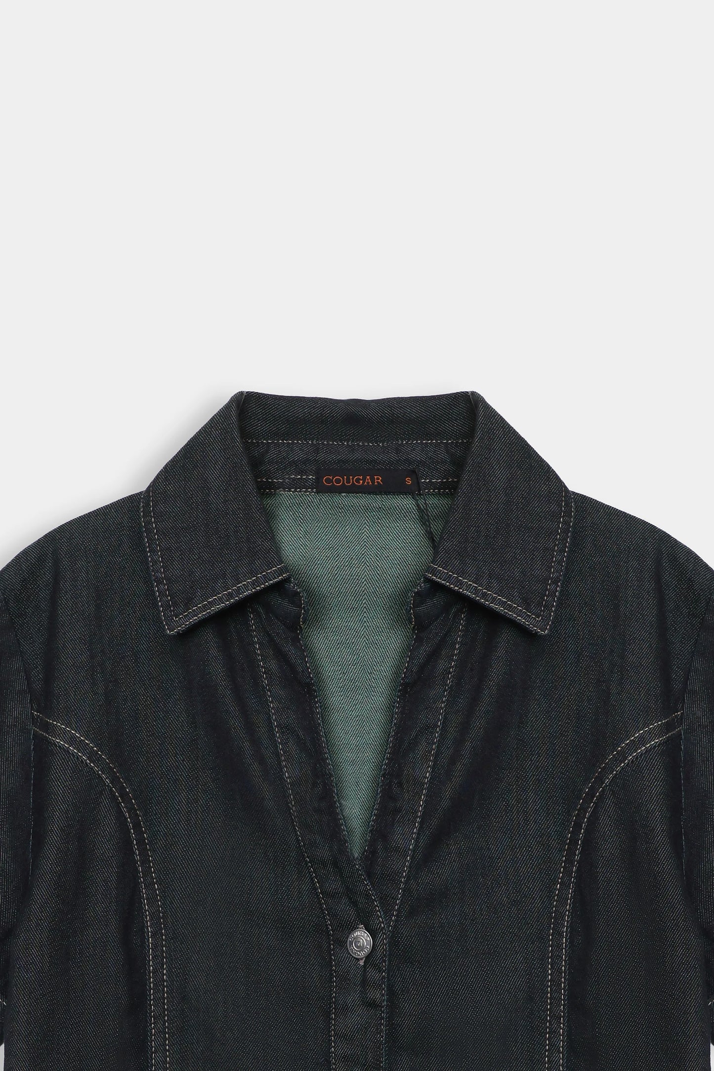 Paneled Denim Shirt - Cougar Clothing
