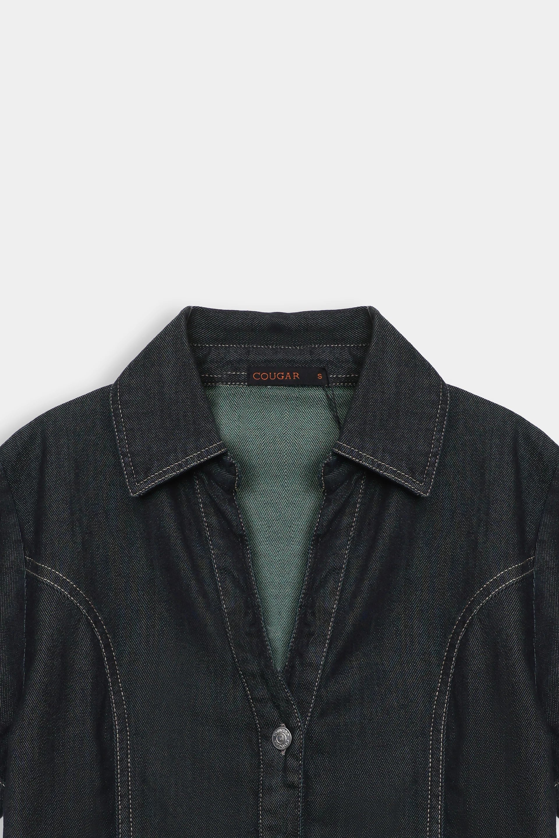 Paneled Denim Shirt - Cougar Clothing