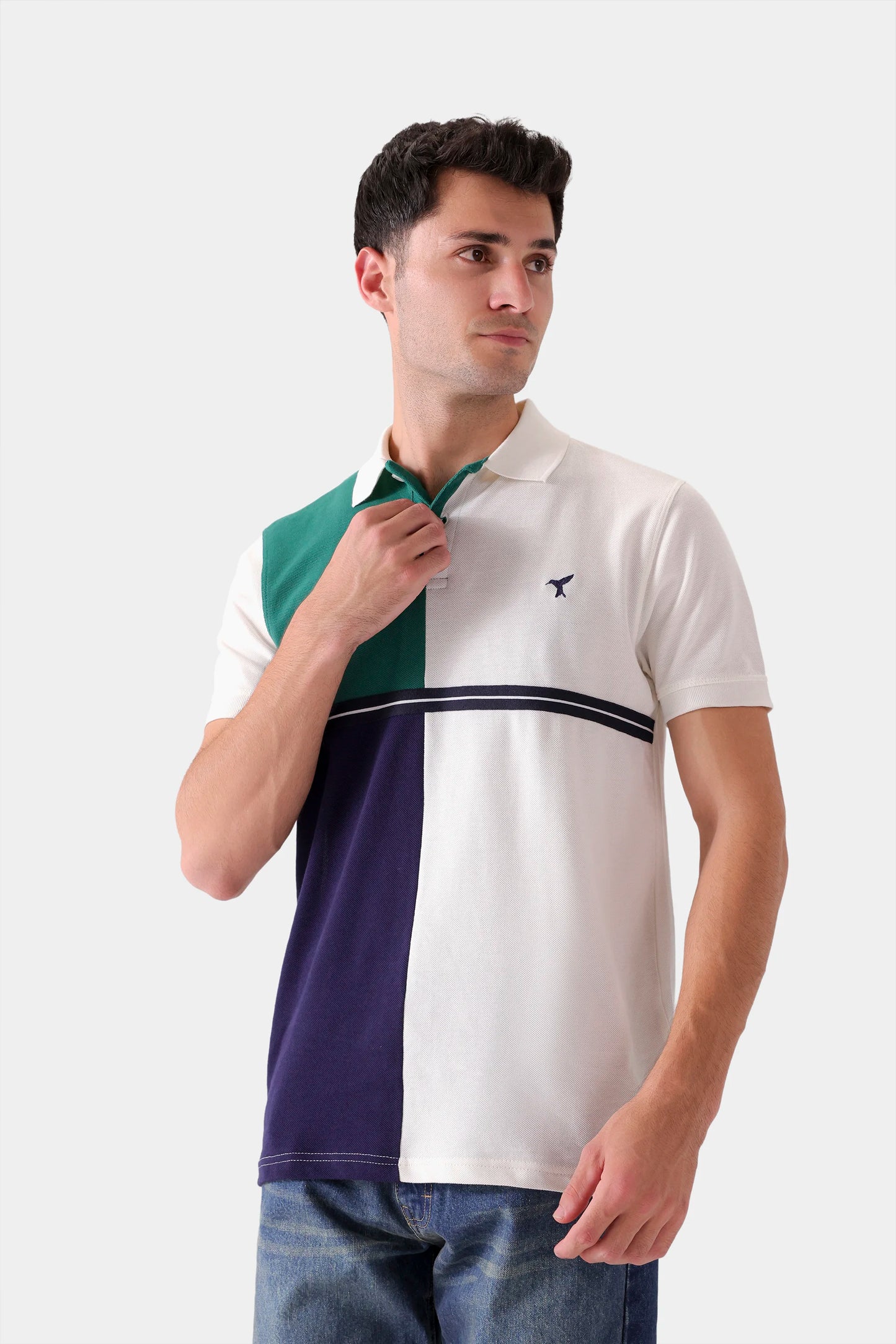 Color Block Polo - Cougar Clothing