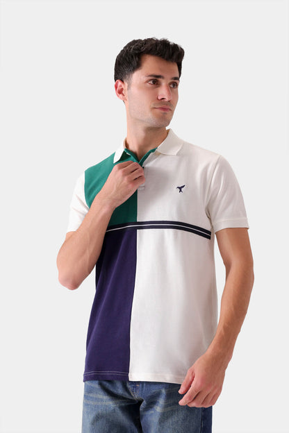 Color Block Polo - Cougar Clothing