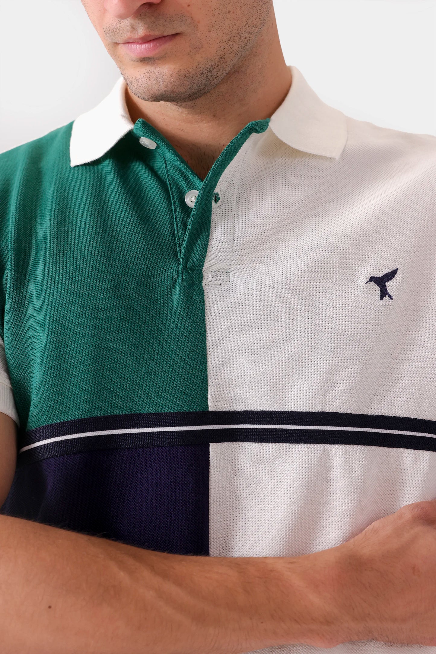 Color Block Polo - Cougar Clothing