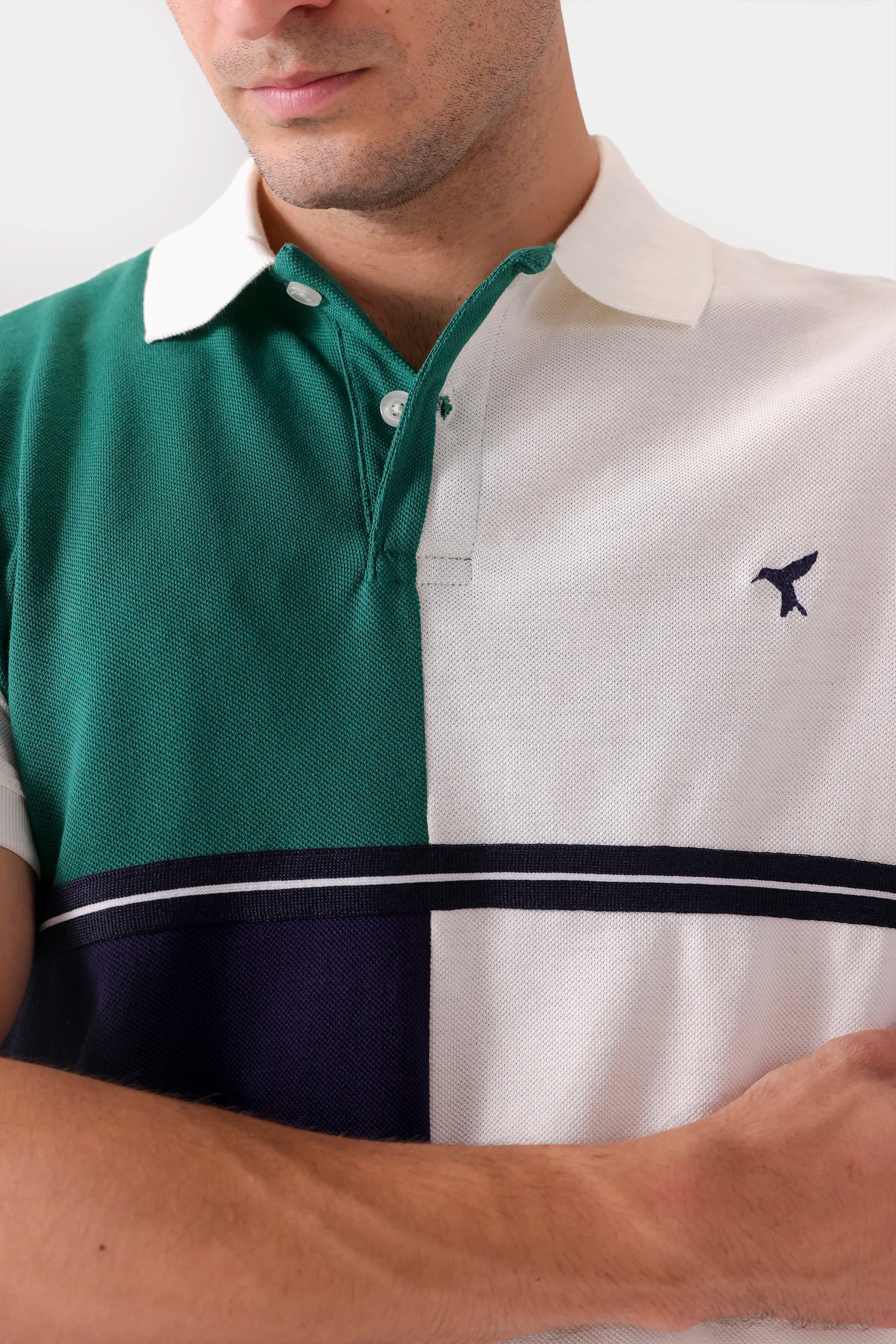 Color Block Polo - Cougar Clothing