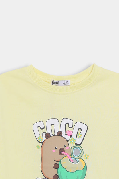 Character Print T-Shirt - Cougar Clothing