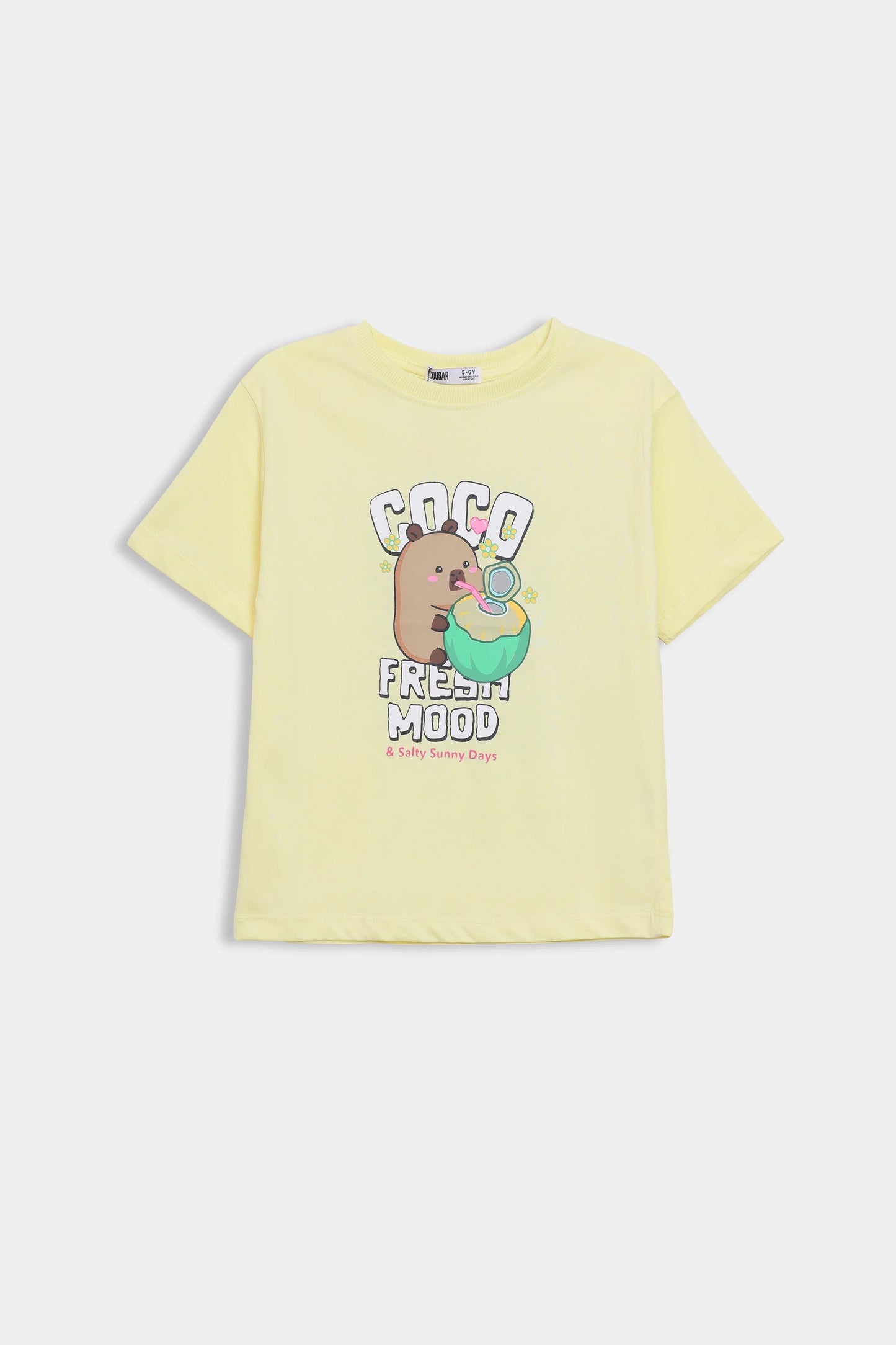 Character Print T-Shirt - Cougar Clothing