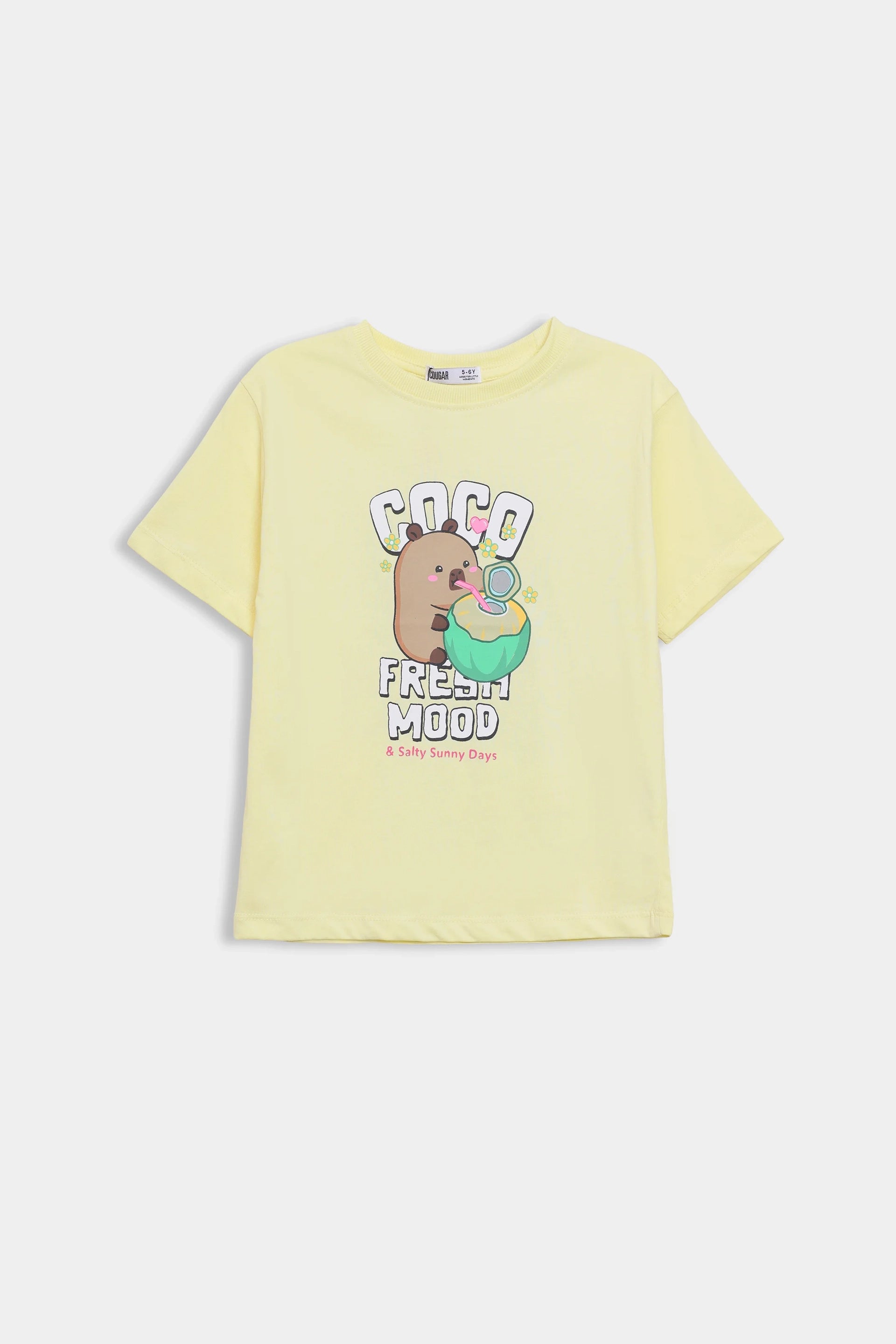 Character Print T-Shirt - Cougar Clothing
