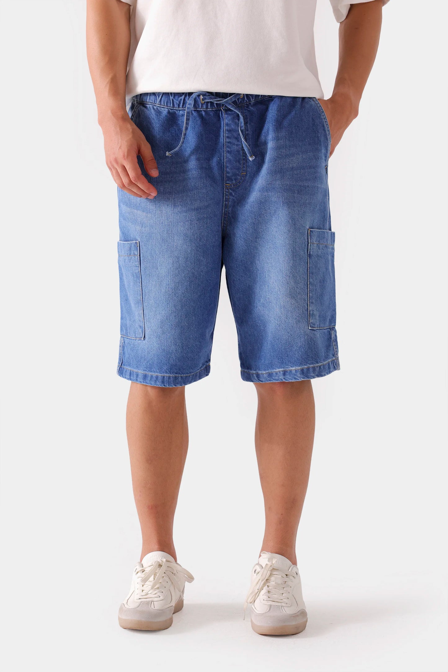 Relaxed Denim Shorts - Cougar Clothing