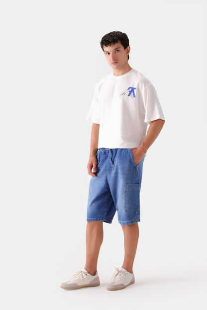Relaxed Denim Shorts - Cougar Clothing