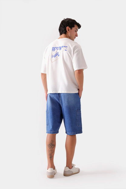 Relaxed Denim Shorts - Cougar Clothing